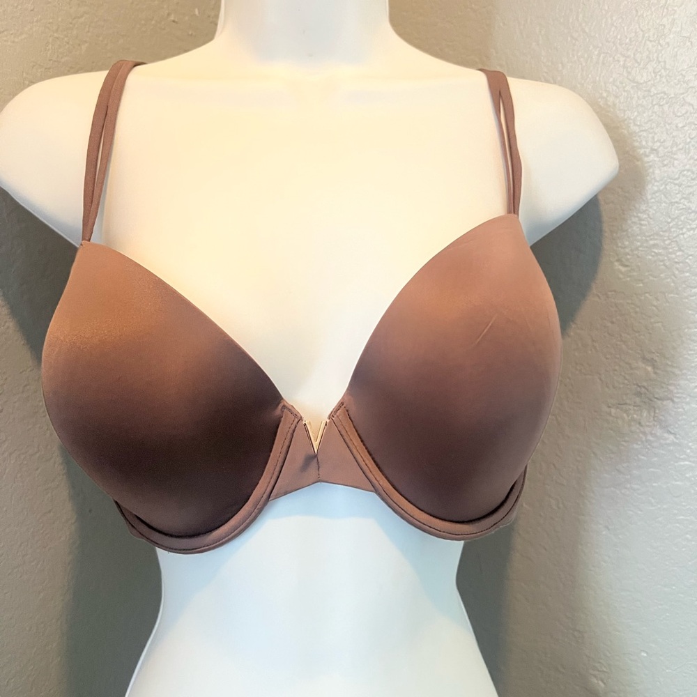 Victoria’s Secret Lined Demi Chocolate Bra 38D
